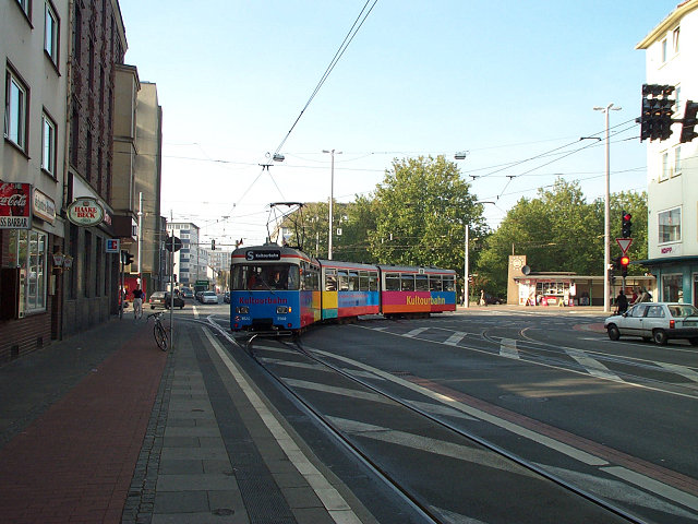 Die Kultourbahn in der Westerstra&szlig;e