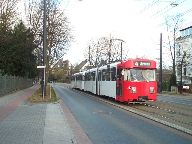 Linie 4 an der Emmastra&szlig;e