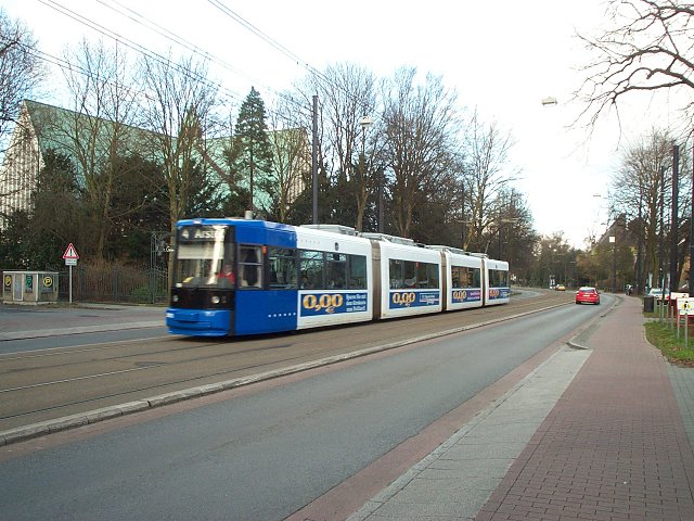 Linie 4 an der Emmastra&szlig;e