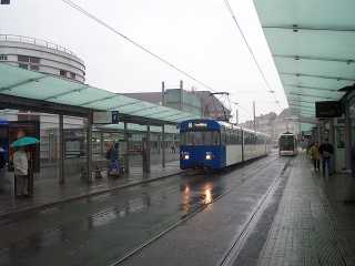 Regen am Hauptbahnhof
