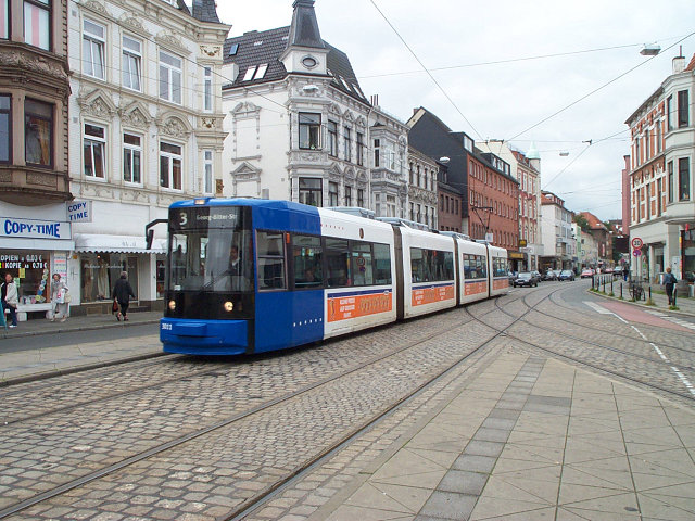Linie 3 bis zur Georg-Bitter-Stra&szlig;e
