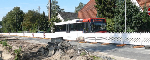 Die Bauabschnitte 5 und 6 der Linie 4 nach Falkenberg