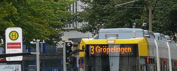 Umleitung der Linie 3 durch die Waller Heerstraße