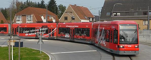 Ein Jahr Linie 1 zum Bahnhof Mahndorf