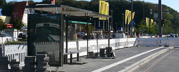 Die Hans-Bredow-Straße am Weserpark