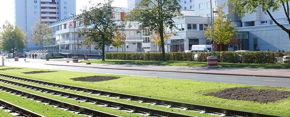 Auf dem ersten Bauabschnitt der Linie 1
