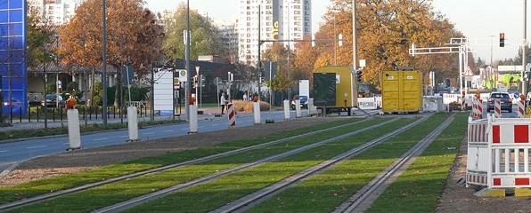Rasengleis am Weserpark