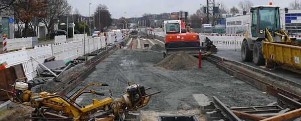 Am 03.12.2011 südlich der Thalenhorststraße