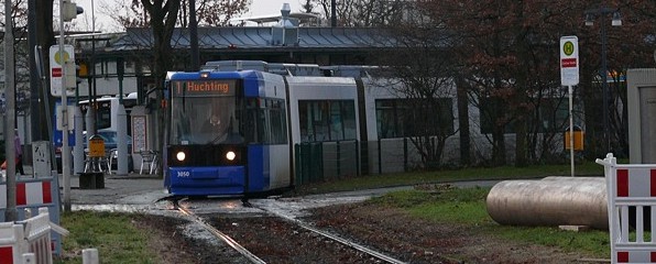 Bauarbeiten an Wendeschleife Züricher Straße