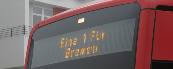 Eine 1 für Bremen: Eröffnung der 1 zum Weserpark