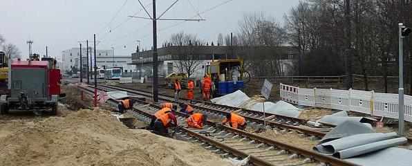 Linie 1: An der ehemaligen Wendeschleife Nußhorn Linie 1: An der ehemaligen Wendeschleife Nußhorn