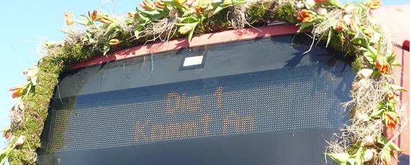 Die 1 kommt an Die 1 kommt an