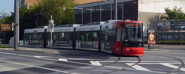Linie 2 wieder durch die Bürgermeister-Hildebrand-Straße