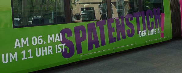 Erster Spatenstich für die Linie 4 nach Falkenberg