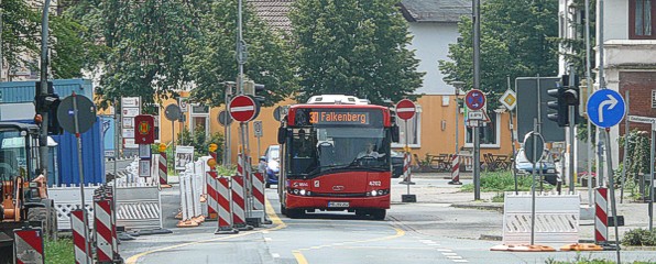 Die Bauabschnitte 3 und 4 der Linie 4 nach Falkenberg