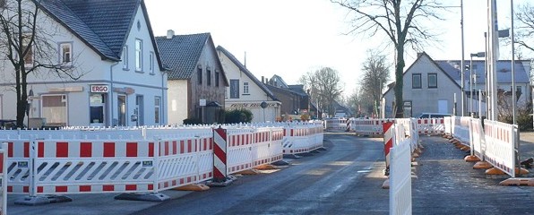Der zweite Bauabschnitt am 15.01.2012