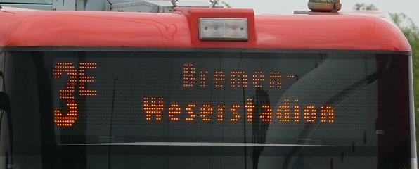 Stadionverkehr in Lilienthal