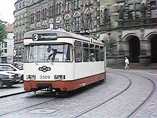 Linie 3 in der Violenstraße