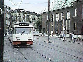 Linie 2 in Richtung Hauptbahnhof