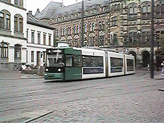 Linie 6 an der Domsheide