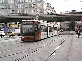 Linie 6 am Hauptbahnhof