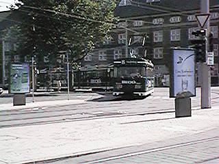 Linie 8 am Hauptbahnhof