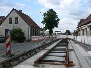 Auf dem zweiten Bauabschnitt