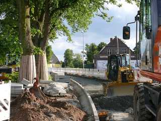 Auf dem zweiten Bauabschnitt