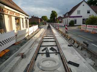 Auf dem zweiten Bauabschnitt