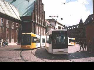 Linie 8 an der Domsheide
