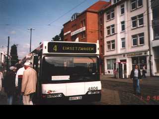 Linie 4 als Bus