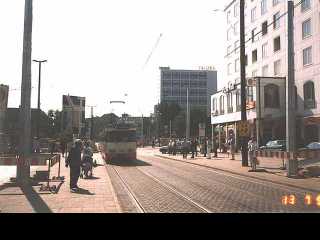 Linie 8 am Hauptbahnhof