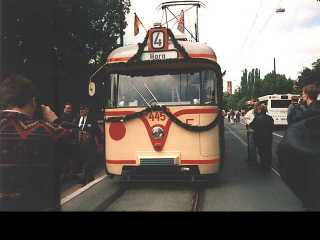 Ein Hansakurzgelenkwagen in Horn-Lehe