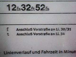 Anschluß Vorstraße ...