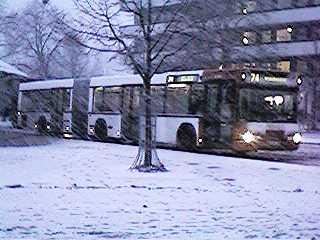 Schneesturm in Bremen-Nord