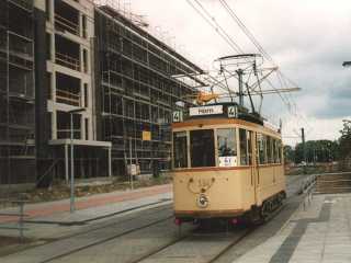 Tw 134 auf der Flughafenbahn