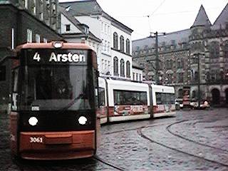 Linie 4 an der Domsheide