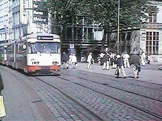 Linie 2 in der Hutfilterstraße