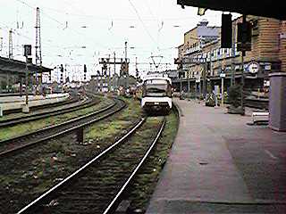 Hinter dem Bremer Hauptbahnhof