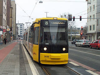 Linie 8 in der Westerstraße