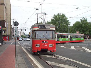 Linie 2 in der Westerstraße