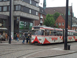 Linie 2 an der Domsheide