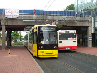 Linie 6 an der Uni