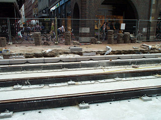 Bauarbeiten in der Obernstraße