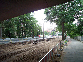 Linie 4 Baustelle