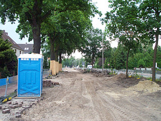Linie 4 Baustelle