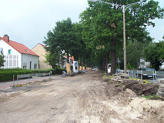 Linie 4 Baustelle