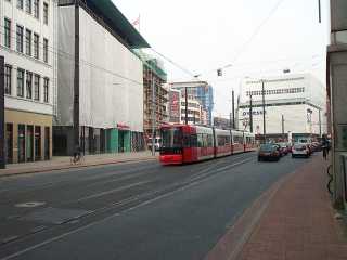 Linie 2 in der Faulenstraße