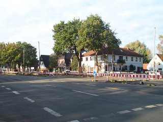 Die Kreuzung mit dem Lehester Deich
