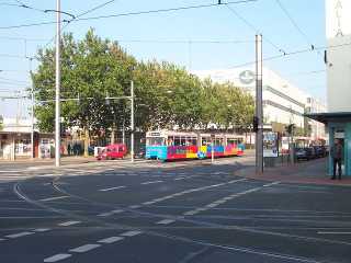 Die Kultourbahn in der Langemarckstraße